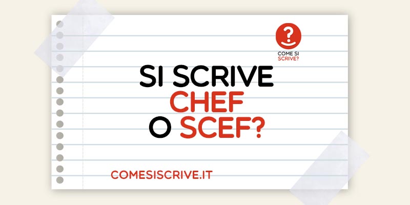 Chef o Scef?